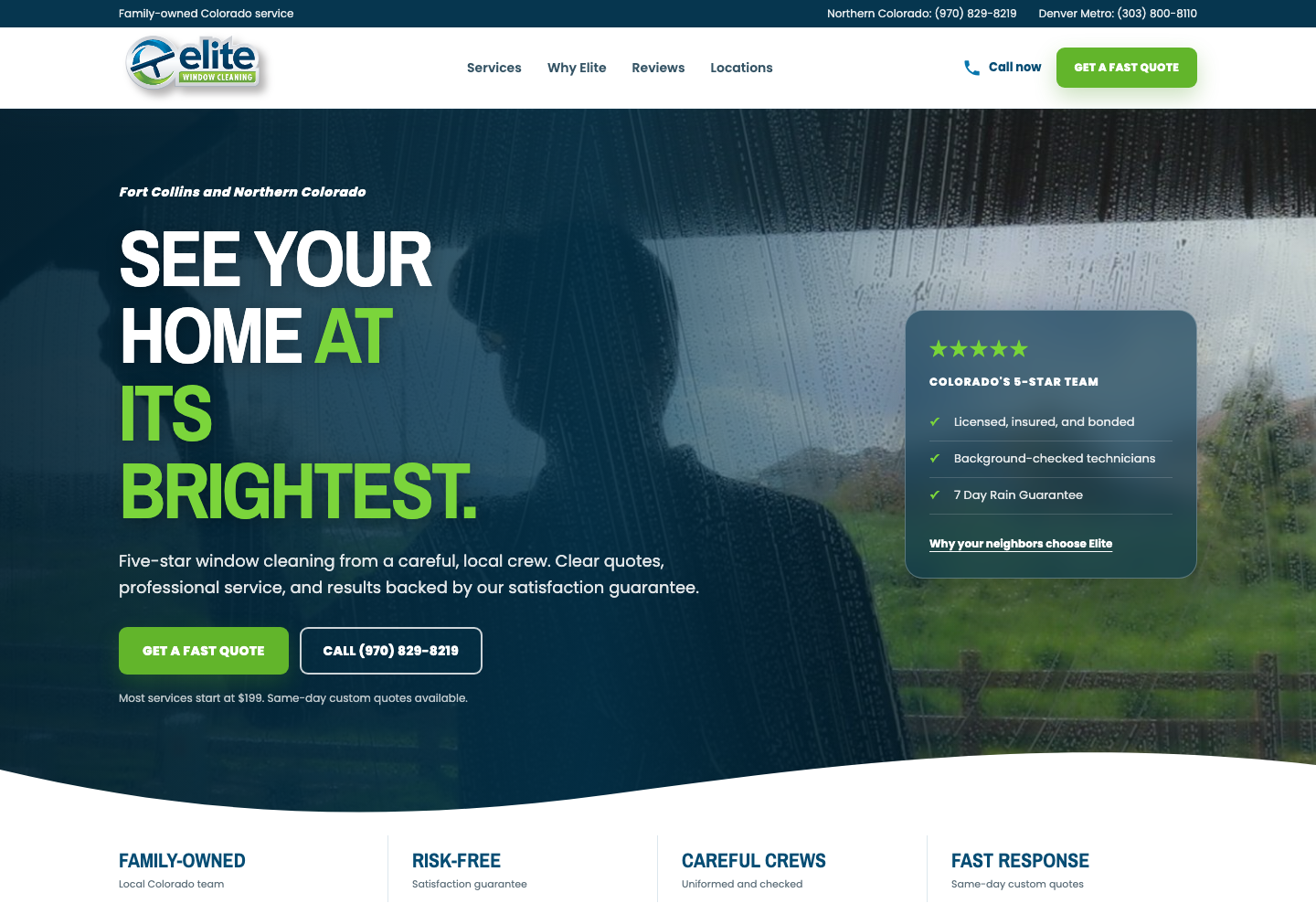 Current Site, Elevated homepage preview