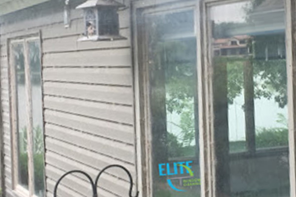 Before window cleaning